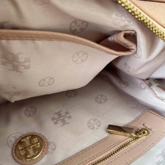 Tory Burch Thea Triple Zip Compartment Satchel Porcelain Pink - Picture 14 of 16